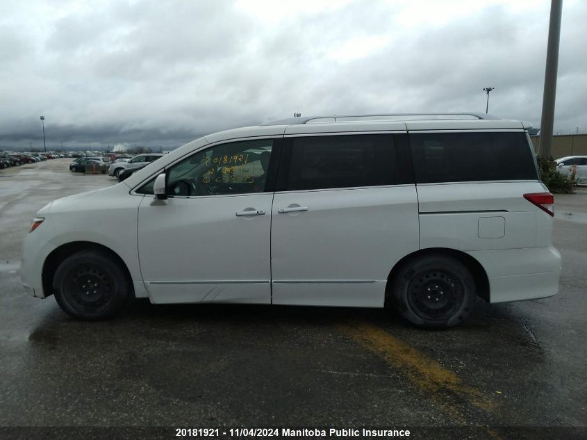 2012 Nissan Quest 3.5 Sl VIN: JN8AE2KPXC9038075 Lot: 20181921