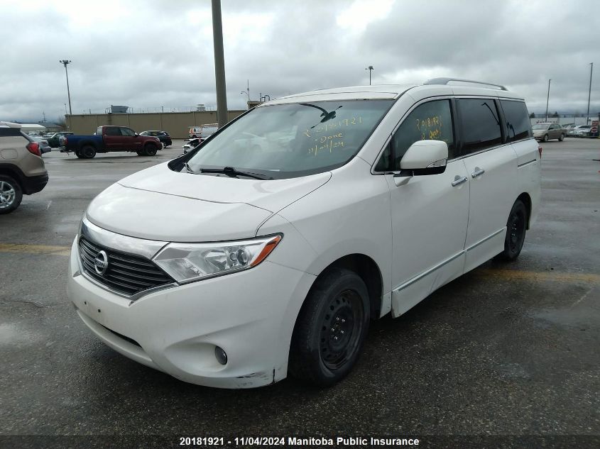 2012 Nissan Quest 3.5 Sl VIN: JN8AE2KPXC9038075 Lot: 20181921