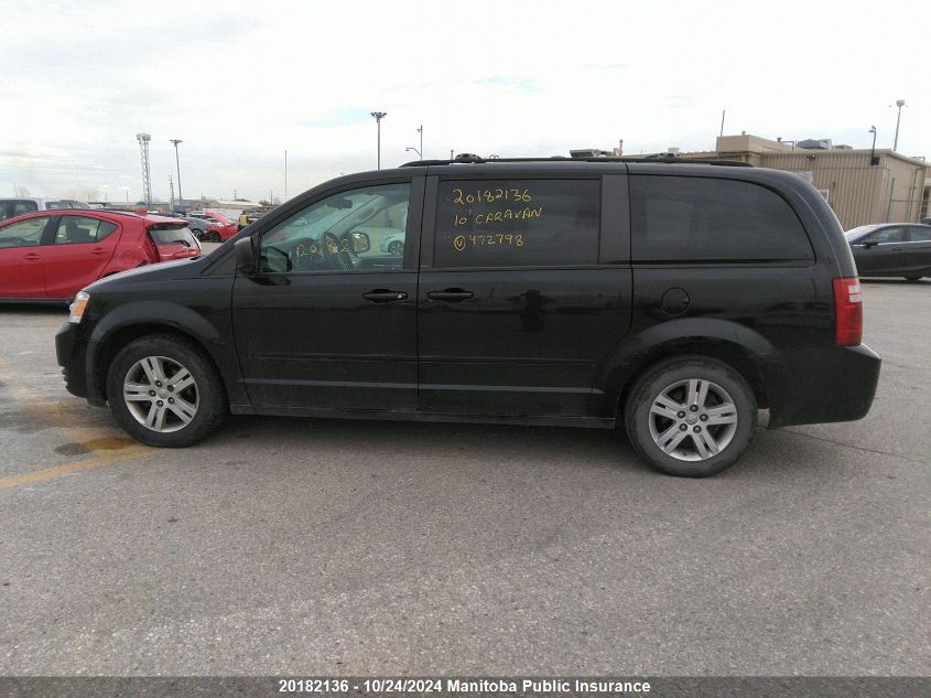 2010 Dodge Grand Caravan Se VIN: 2D4RN4DE6AR472798 Lot: 20182136