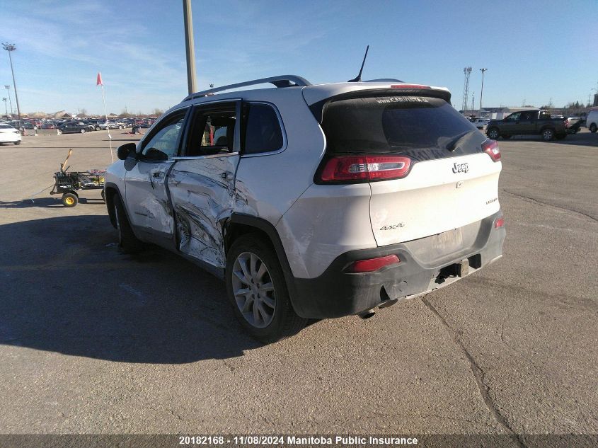 2015 Jeep Cherokee Limited VIN: 1C4PJMDB5FW519081 Lot: 20182168