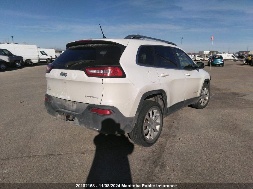 2015 Jeep Cherokee Limited VIN: 1C4PJMDB5FW519081 Lot: 20182168