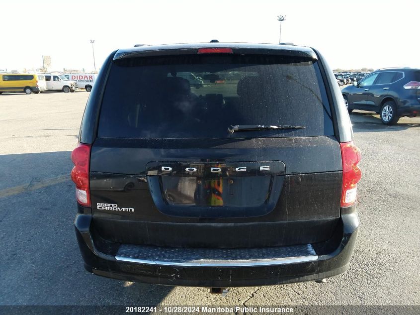 2012 Dodge Grand Caravan Se VIN: 2C4RDGBG6CR173806 Lot: 20182241