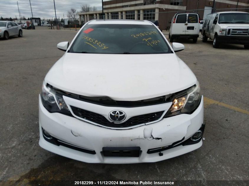 2012 Toyota Camry Se VIN: 4T1BF1FK3CU550551 Lot: 20182299