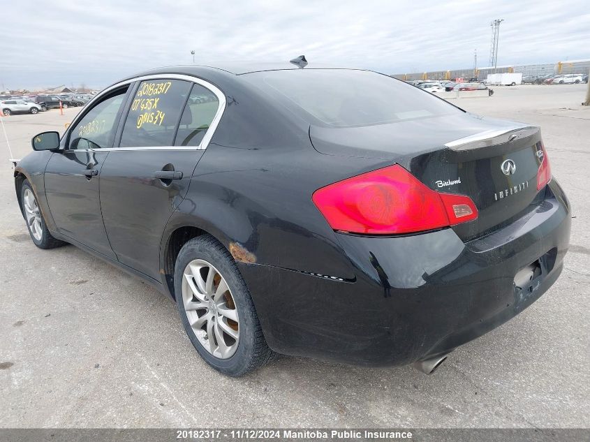 2007 Infiniti G35X Premium VIN: JNKBV61F17M811534 Lot: 20182317