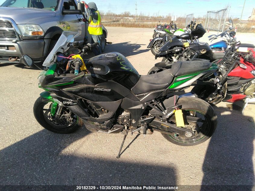 2022 Kawasaki Zx1000Sx Ninja VIN: JKBZXVK12NA024295 Lot: 20182329