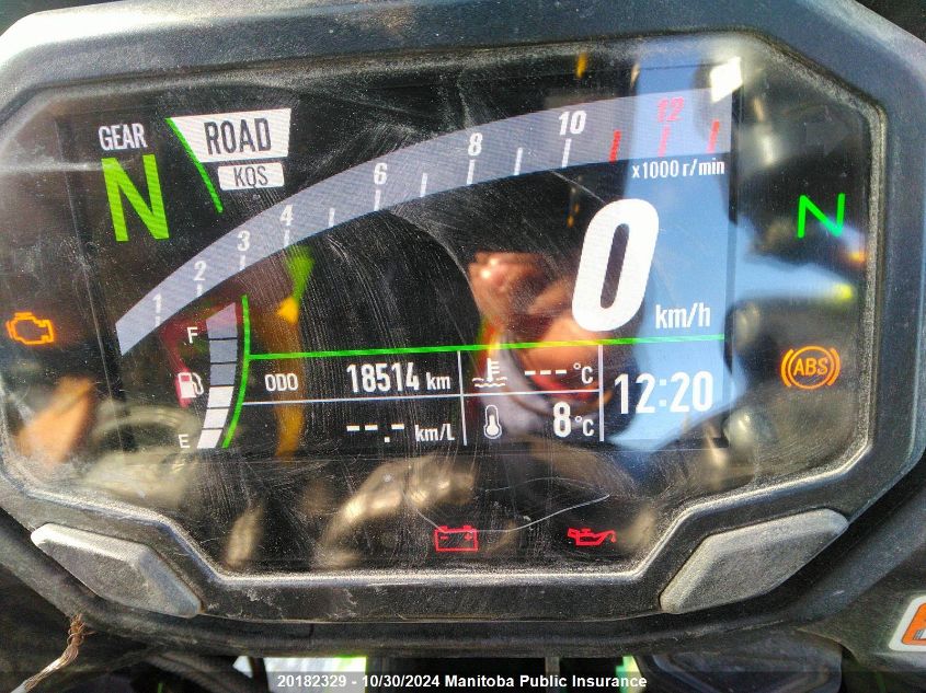 2022 Kawasaki Zx1000Sx Ninja VIN: JKBZXVK12NA024295 Lot: 20182329