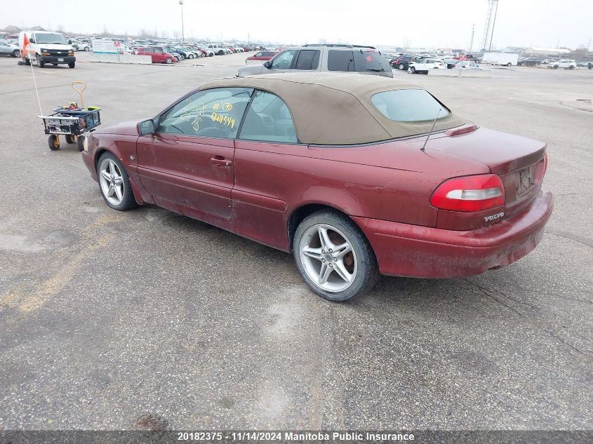 2000 Volvo C70 VIN: YV1NC56D9YJ011549 Lot: 20182375