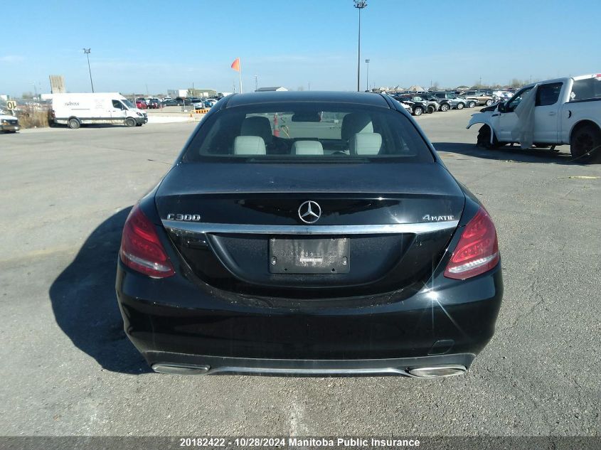 2015 Mercedes Benz C300W 4Matic VIN: 55SWF4KB4FU012062 Lot: 20182422