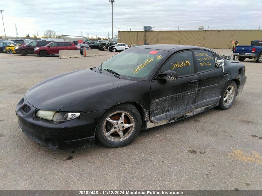 2003 Pontiac Grand Prix Gt VIN: 1G2WP52K83F154530 Lot: 20182448