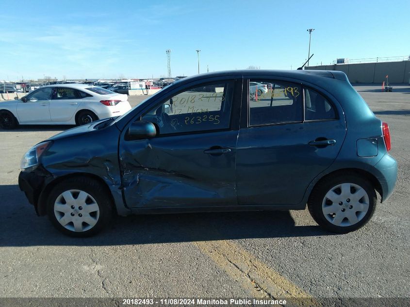 2017 Nissan Micra Sv VIN: 3N1CK3CP4HL263255 Lot: 20182493