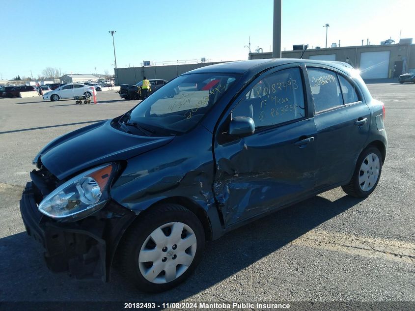 2017 Nissan Micra Sv VIN: 3N1CK3CP4HL263255 Lot: 20182493