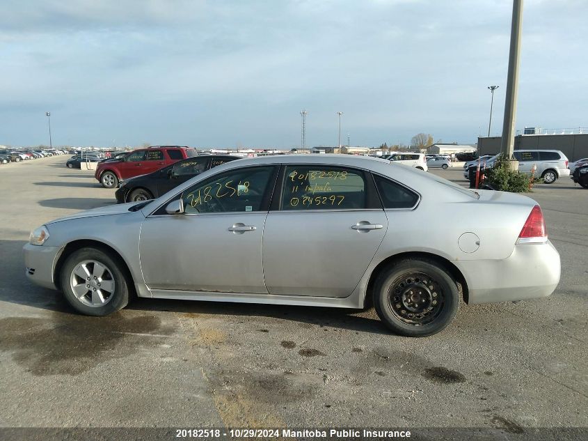 2011 Chevrolet Impala Lt V6 VIN: 2G1WB5EK6B1245297 Lot: 20182518