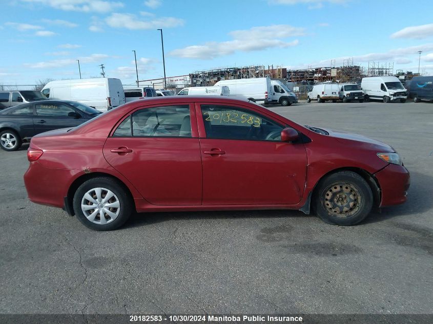 2009 Toyota Corolla Ce VIN: 2T1BU40E09C025077 Lot: 20182583