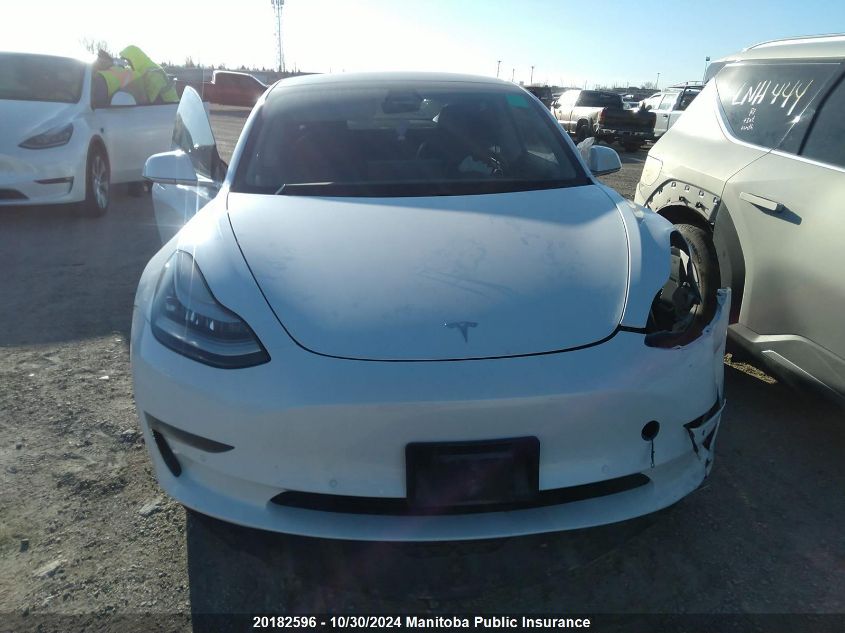 2020 Tesla Model 3 Standard Range Plus 50 VIN: 5YJ3E1EA1LF625759 Lot: 20182596