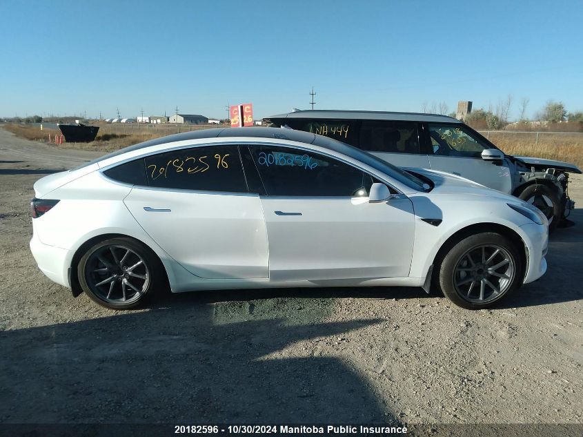 2020 Tesla Model 3 Standard Range Plus 50 VIN: 5YJ3E1EA1LF625759 Lot: 20182596