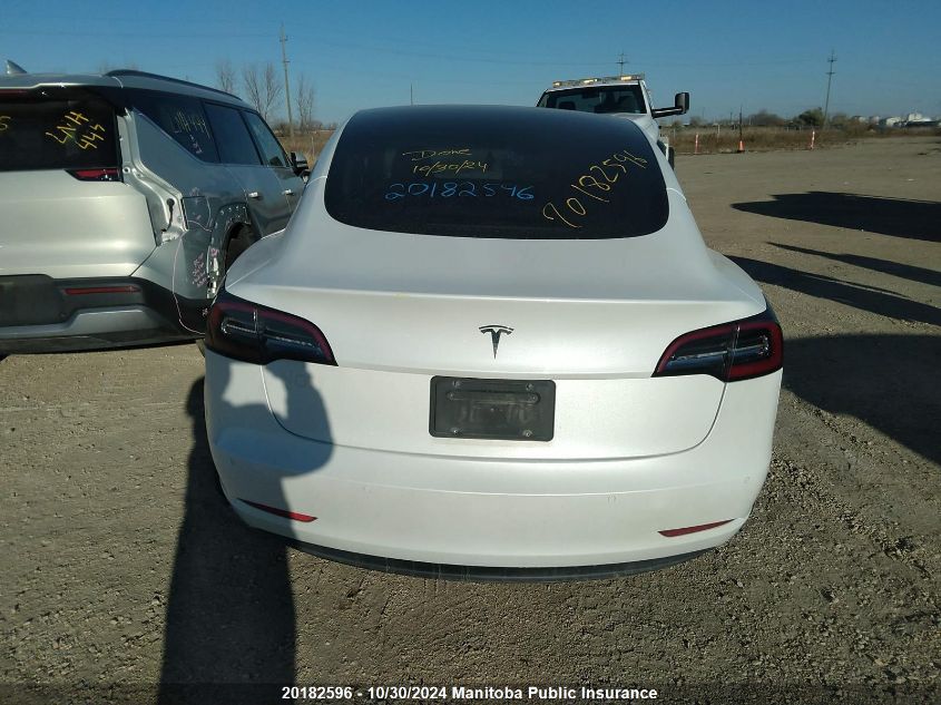 2020 Tesla Model 3 Standard Range Plus 50 VIN: 5YJ3E1EA1LF625759 Lot: 20182596