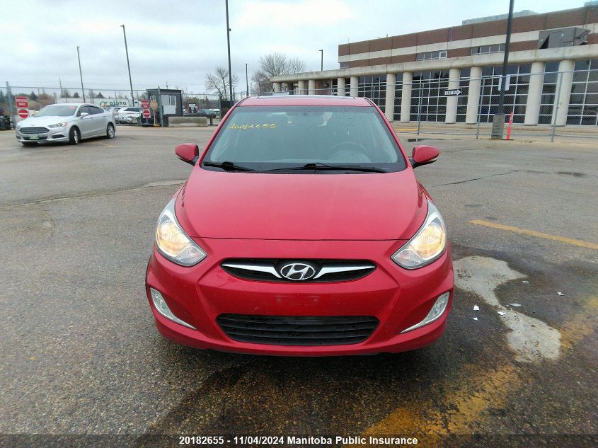 2014 Hyundai Accent Gls VIN: KMHCU5AE4EU156269 Lot: 20182655