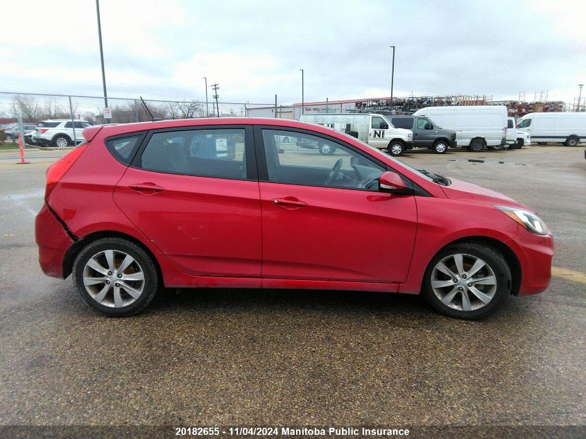 2014 Hyundai Accent Gls VIN: KMHCU5AE4EU156269 Lot: 20182655