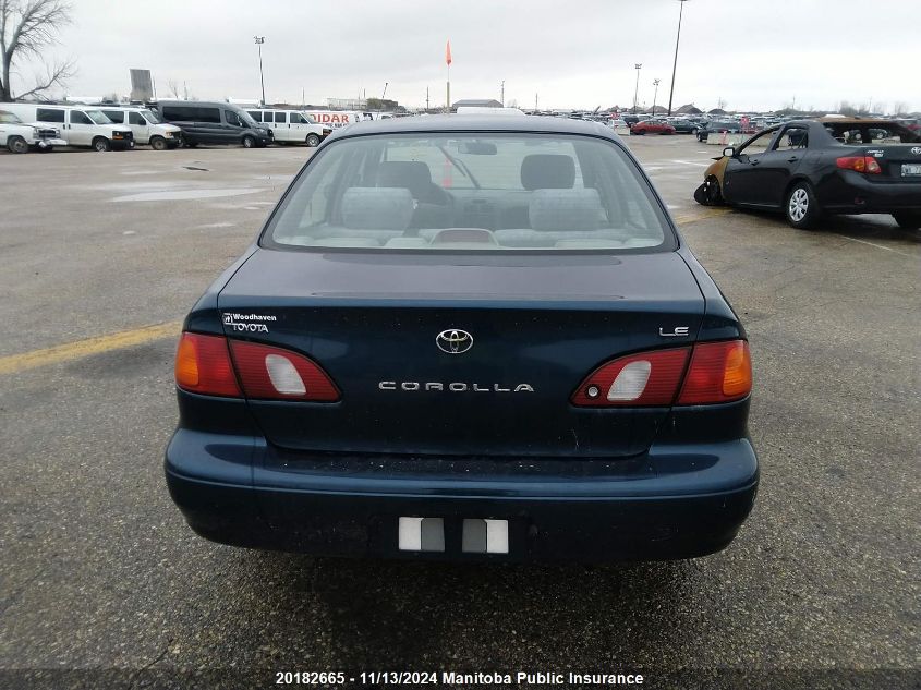 1998 Toyota Corolla Le VIN: 2T1BR12E4WC735074 Lot: 20182665