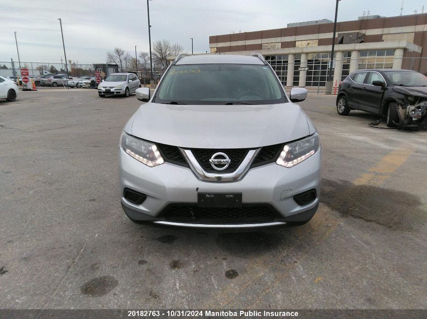 2015 Nissan Rogue S/Sl/Sv VIN: 5N1AT2MV9FC882608 Lot: 20182763