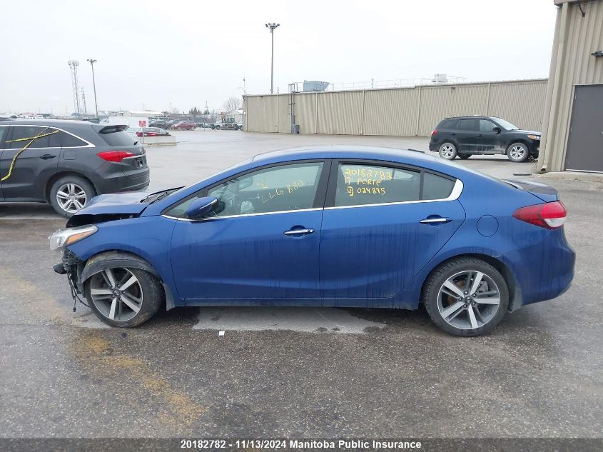 2017 Kia Forte Ex VIN: 3KPFL4A80HE024895 Lot: 20182782