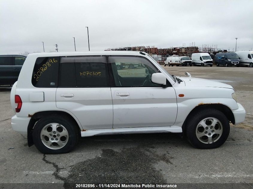 1999 Mitsubishi Pajero VIN: H76W0042413 Lot: 20182896