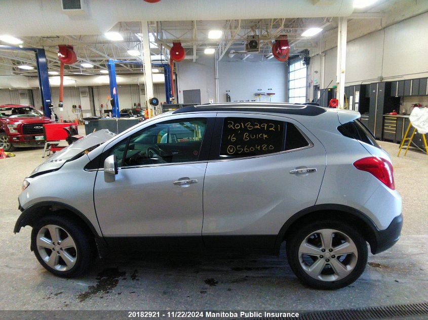 2016 Buick Encore VIN: KL4CJGSB7GB560480 Lot: 20182921