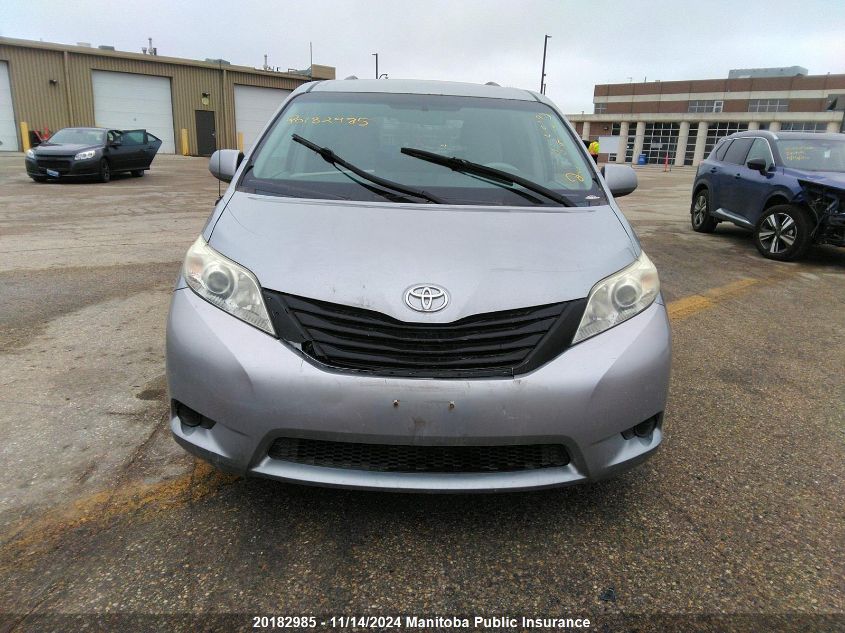 2011 Toyota Sienna Ce V6 VIN: 5TDZK3DC6BS098913 Lot: 20182985