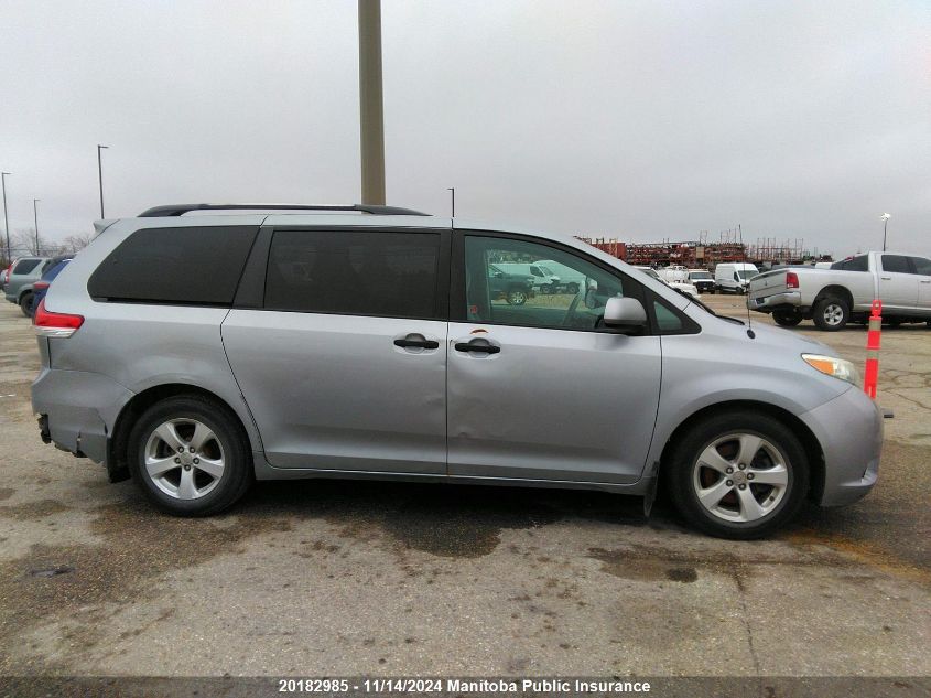 2011 Toyota Sienna Ce V6 VIN: 5TDZK3DC6BS098913 Lot: 20182985