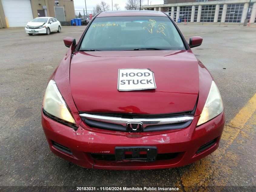 2007 Honda Accord Ex-L VIN: 1HGCM56717A807460 Lot: 20183031