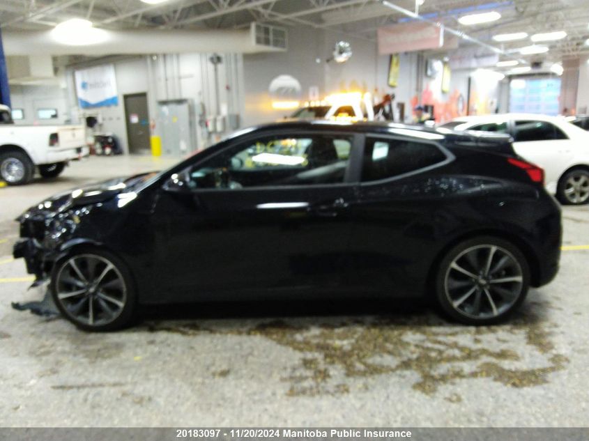 2019 Hyundai Veloster VIN: KMHTG6AF0KU010758 Lot: 20183097