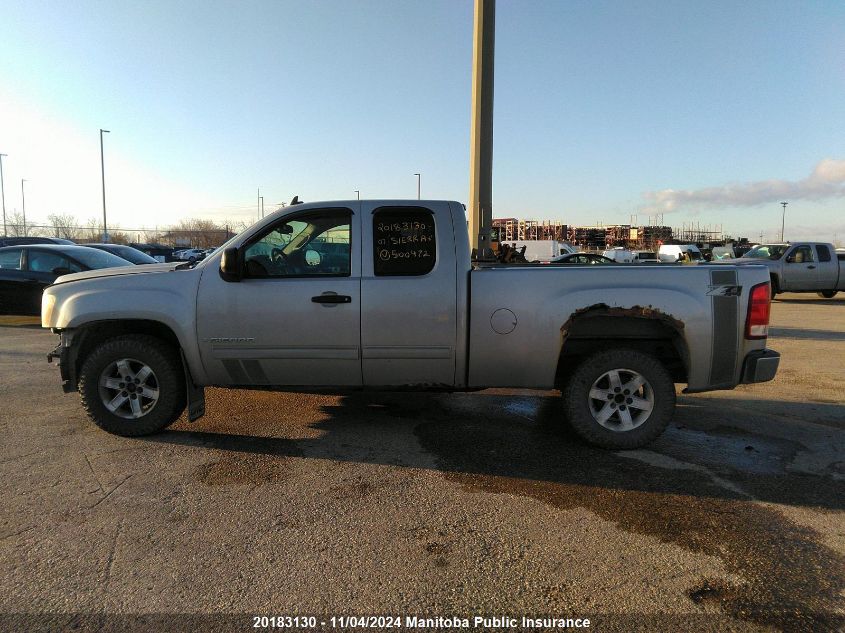 2007 GMC Sierra 1500 Sle Ext Cab VIN: 1GTEK19JX7E500472 Lot: 20183130