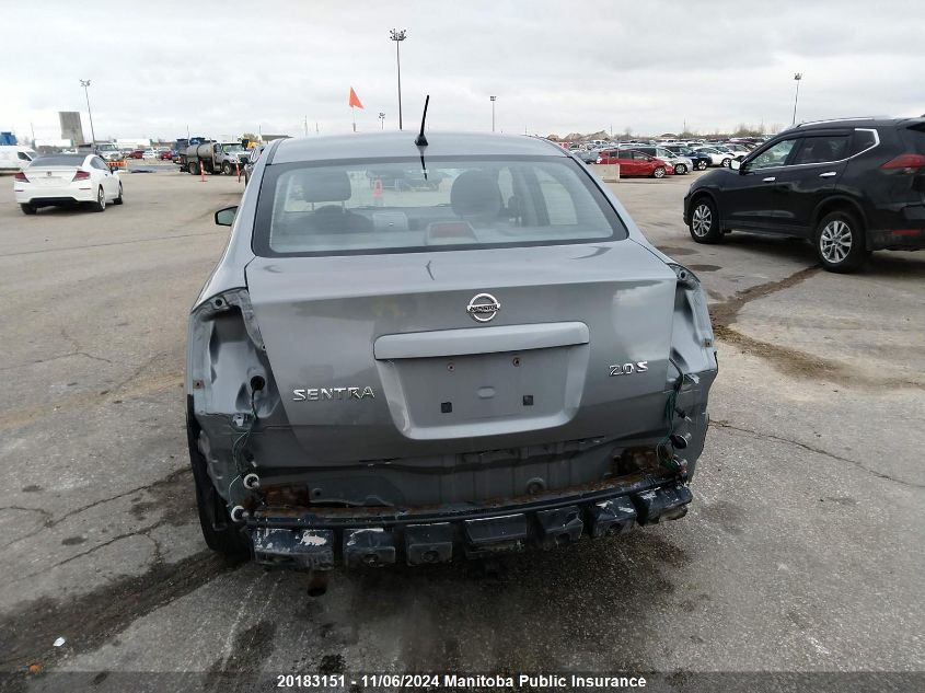 2007 Nissan Sentra 2.0 S VIN: 3N1AB61E97L651865 Lot: 20183151