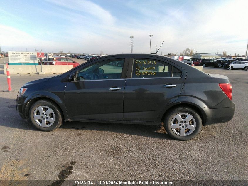 2013 Chevrolet Sonic Lt VIN: 1G1JC5EH5D4169042 Lot: 20183174