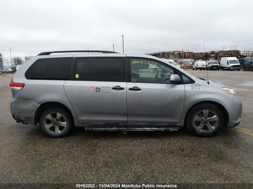 2014 Toyota Sienna Ce V6 VIN: 5TDZK3DC9ES408055 Lot: 20183202