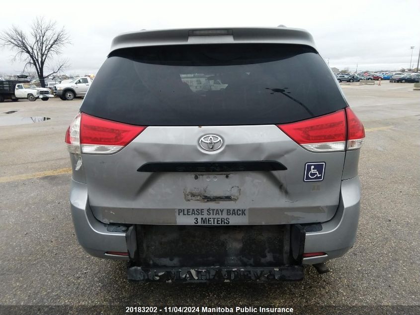 2014 Toyota Sienna Ce V6 VIN: 5TDZK3DC9ES408055 Lot: 20183202