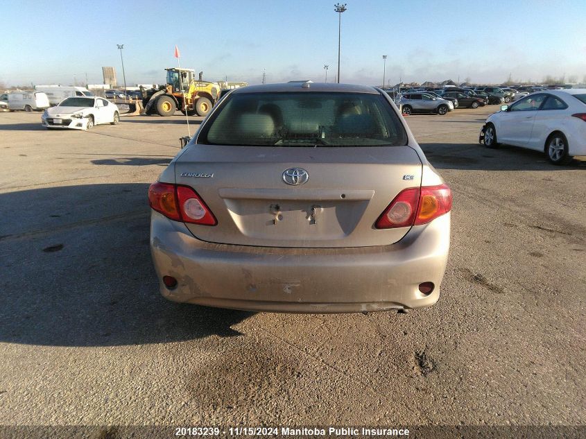 2009 Toyota Corolla Ce VIN: 2T1BU40E39C070126 Lot: 20183239