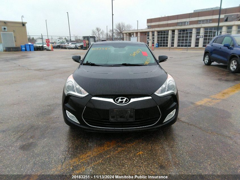 2015 Hyundai Veloster VIN: KMHTC6AD0FU241353 Lot: 20183251