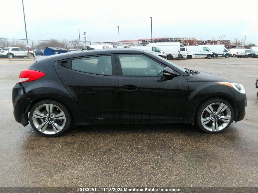 2015 Hyundai Veloster VIN: KMHTC6AD0FU241353 Lot: 20183251