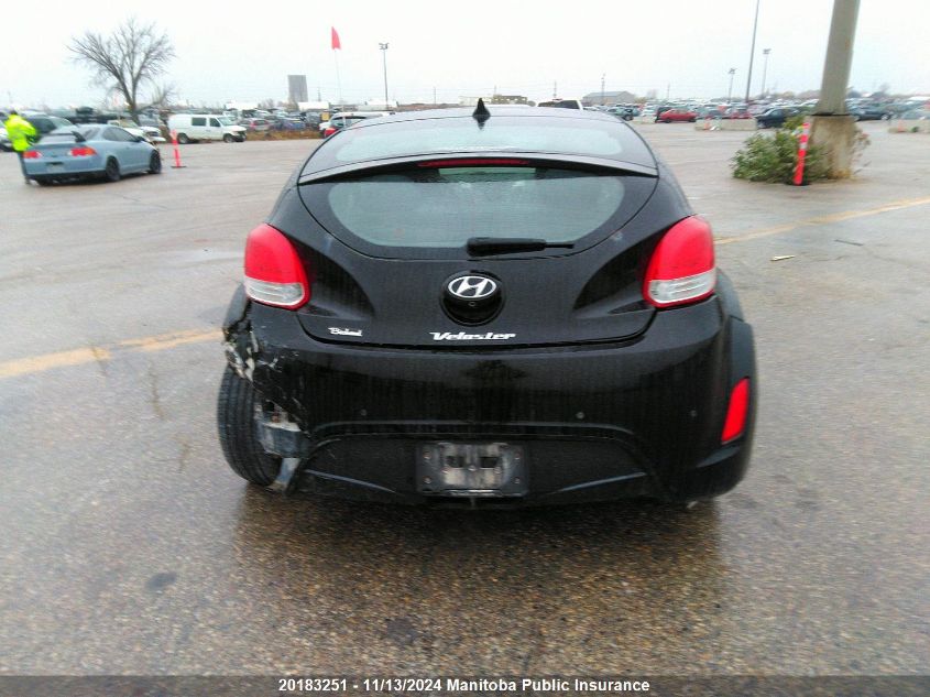 2015 Hyundai Veloster VIN: KMHTC6AD0FU241353 Lot: 20183251