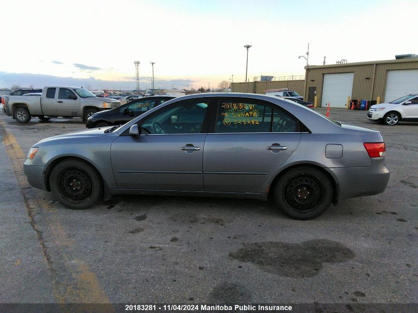 2008 Hyundai Sonata Limited V6 VIN: 5NPET46F68H325282 Lot: 20183281