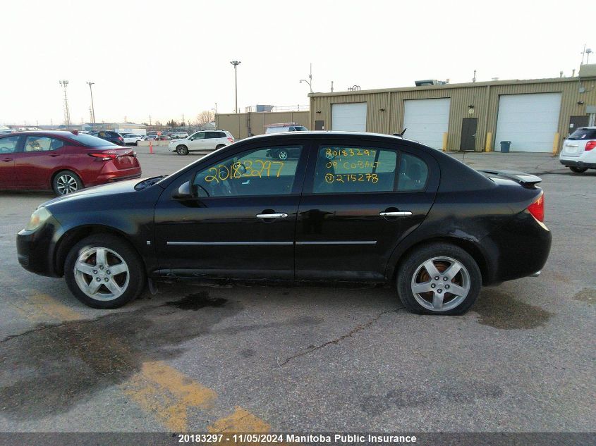 2009 Chevrolet Cobalt Lt VIN: 1G1AL58H397275278 Lot: 20183297