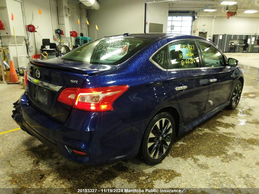 2016 Nissan Sentra 1.8 Sr VIN: 3N1AB7AP1GL663967 Lot: 20183327