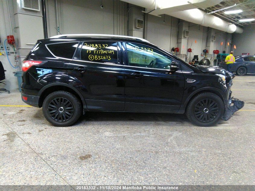 2017 Ford Escape Titanium VIN: 1FMCU9J93HUB32673 Lot: 20183332