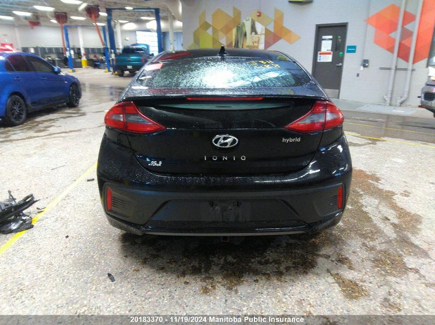 2017 Hyundai Ioniq Se Hybrid VIN: KMHC85LC8HU033689 Lot: 20183370