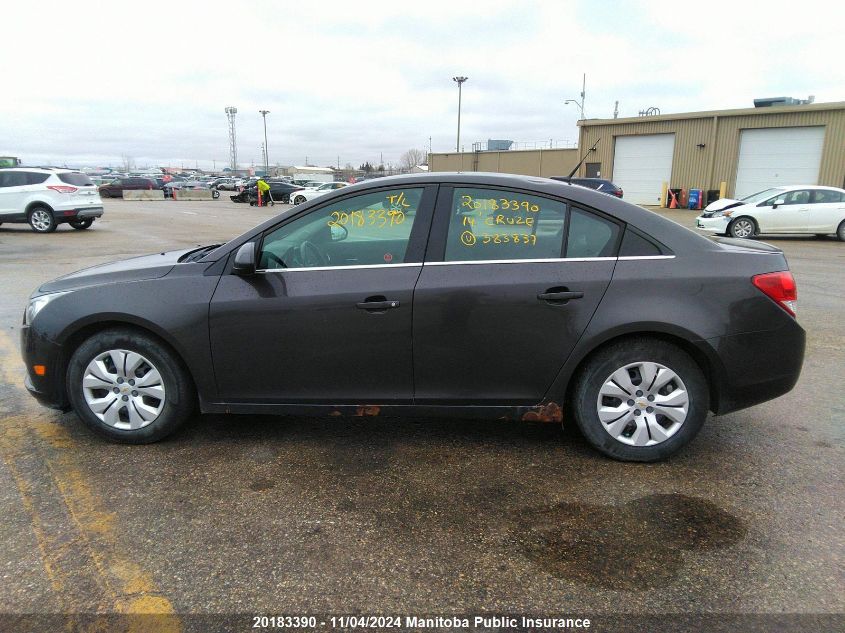 2014 Chevrolet Cruze Lt Turbo VIN: 1G1PC5SB4E7383837 Lot: 20183390