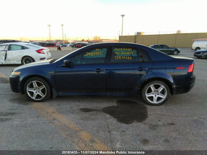 2004 Acura Tl VIN: 19UUA66254A805164 Lot: 20183435