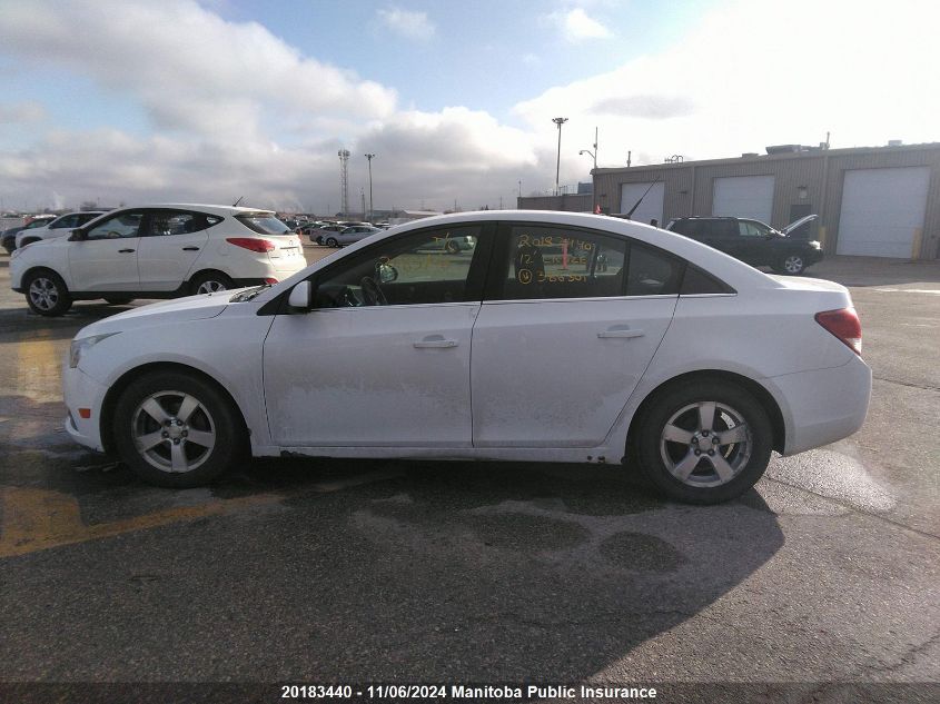 2012 Chevrolet Cruze Lt Turbo VIN: 1G1PG5SC8C7386301 Lot: 20183440