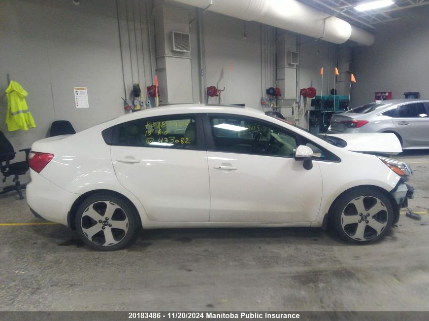 2015 Kia Rio Sx VIN: KNADN4A32F6433082 Lot: 20183486