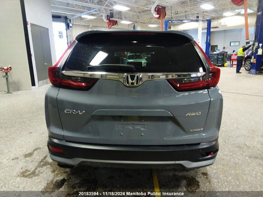 2021 Honda Cr-V Sport VIN: 2HKRW2H46MH207820 Lot: 20183594